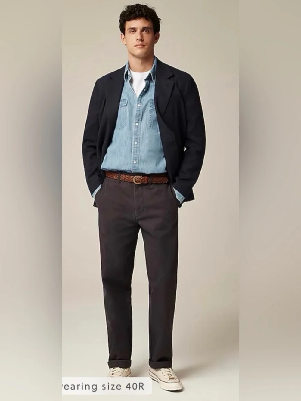 J.Crew Crosby Classic-fit blazer in Italian linen-cotton blend